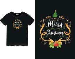 Frohe Weihnachten Tagest-shirt vektor