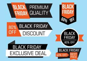 Kostenlose Black Friday Banner Vektor