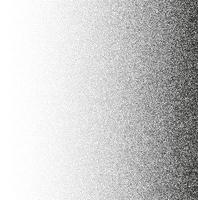 Rauschgradient Textur Korn Punktpunktierung Vektor Hintergrund schwarzes Muster. Grunge Fade Dot Noise Gradient Spray
