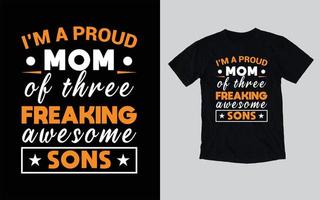 mödrar dag kärlek mamma t-shirt design vektor