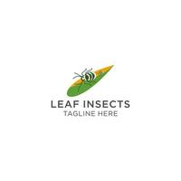 insekt logotyp ikon vektor bild