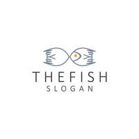 thefish-Logo-Symbol-Vektor-Bild vektor