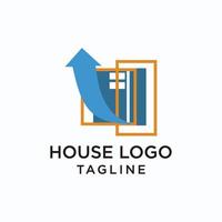 Haus-Logo-Symbol-Vektor-Bild vektor