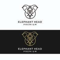 elefant logotyp design ikon mall vektor