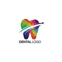 dental logotyp vektor design mall.