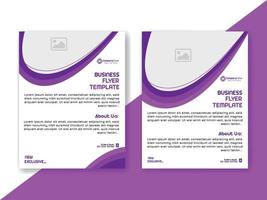 kreativer business abstract flyer broschürendesign trend für professionellen unternehmensstil. kann an Social-Media-Posts, Jahresbericht, Magazin, Poster, Präsentation, Portfolio, Banner, Website angepasst werden. vektor