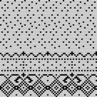 traditionell stickning mönster för ful Tröja vektor