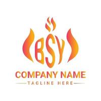 bsy-Polygon-Logo-Design-Monogramm, bsy-Polygon-Vektorlogo, bsy mit Polygonform, bsy-Vorlage mit passender Farbe, bsy-Polygon-Logo einfach, elegant, bsy-Luxus-Logo, bsy-Vektor-Profi, vektor