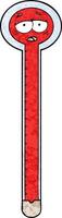 Cartoon rotes Thermometer vektor