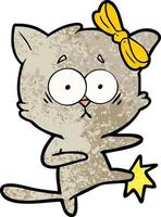 Vektor-Cartoon-Katze-Charakter vektor