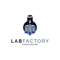 Labor Fabrik Symbol Vektor Logo Vorlage Illustration Design