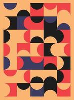 geometrische Poster-Cover-Flyer-Designs. Vektor-Illustration vektor