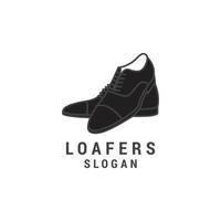 Loafer-Logo-Icon-Design-Vorlage. Luxus, Premium-Vektor vektor