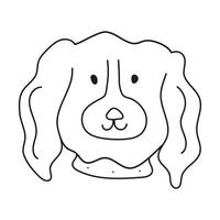 hand dragen vektor illustration hund