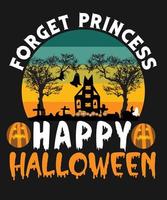 fröhliches halloween-design für t-shirt- und hoodie-tücher vektor