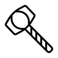 Hammer-Icon-Design vektor