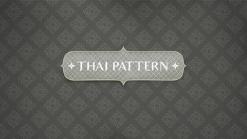 abstraktes traditionelles thailändisches Muster vektor