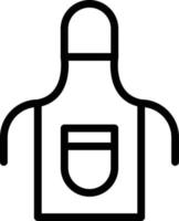 Schürzensymbol-Stil vektor