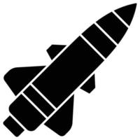 Rakete, die leicht geändert oder bearbeitet werden kann vektor