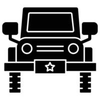 armén jeep som kan lätt ändra eller redigera vektor