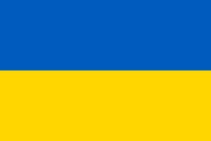 Flagge der Ukraine. symbol des unabhängigkeitstags, souvenir-fußballspiel, knopfsprache, symbol. vektor