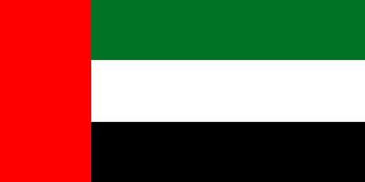 Flagge der Vereinigten Arabischen Emirate. symbol des unabhängigkeitstags, souvenir-fußballspiel, knopfsprache, symbol. vektor