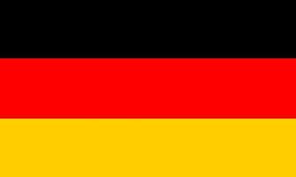 flagga av Tyskland. symbol av oberoende dag, souvenir fotboll spel, knapp språk, ikon. vektor