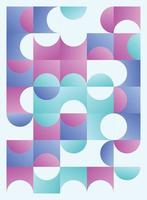 abstrakt geometrisk affisch omslag flygblad mönster. vektor illustration