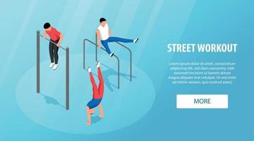 Street-Workout-Banner vektor