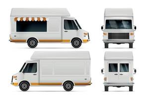 Food-Truck-Mockup-Set vektor