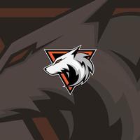 Esport Logo Team Wolf Squad vektor