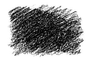 schwarzer Textur-Grunge-Hintergrund mit Kohle gezeichnet. Gegenteil von Kreidekritzeleien isoliert auf weißem Hintergrund. Vektor-Illustration. vektor