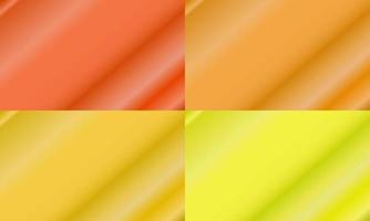 orange och gul diagonal lutning samling. abstrakt, enkel, modern och Färg stil. bra för bakgrund, tapet, kort, omslag, affisch, baner eller flygblad vektor