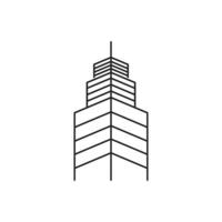 Skyline der Stadt, Silhouettenvektorillustration der Stadt im flachen Design vektor