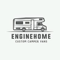 vintage camping outdoor und abenteuer logo, abzeichen, etiketten, emblem, marke. Grafik-Design. Vektor-Illustration. vektor