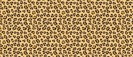 leopard traceryen hud med gul bakgrund. afrikansk fläckar med svart puma kamouflage schema konturer i vit leopard vektor Färg.