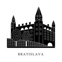 Europäische Hauptstädte, Bratislava vektor