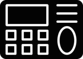 Symbolstil für Fingerabdruckscanner vektor