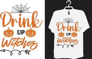 Halloween-T-Shirt-Design vektor