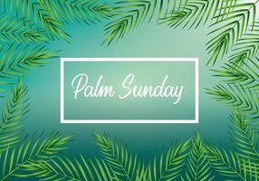 Palm söndag bakgrund vektor