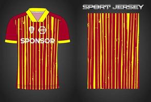 fotboll jersey sport skjorta design mall vektor