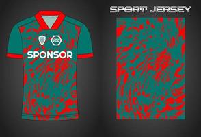 fotboll jersey sport skjorta design mall vektor