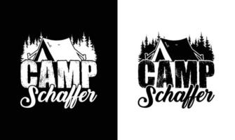 camping Citat t skjorta design, typografi vektor