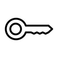 Schlüssel-Icon-Design vektor