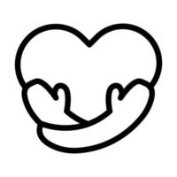 Selbstliebe-Icon-Design vektor