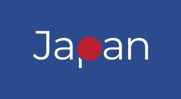 typografi design av japan vektor