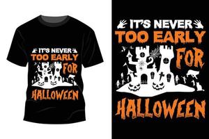 Halloween-T-Shirt-Design vektor