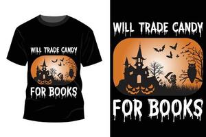 halloween t-shirt design vektor