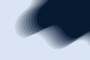 grå dynamisk vågig textur. volym ristade form av vågor abstrakt bakgrund. träsnideri skiktad illustration. vektor