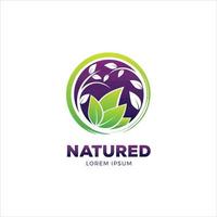 Natur gesundes Leben Logo Symbol Symbol vektor